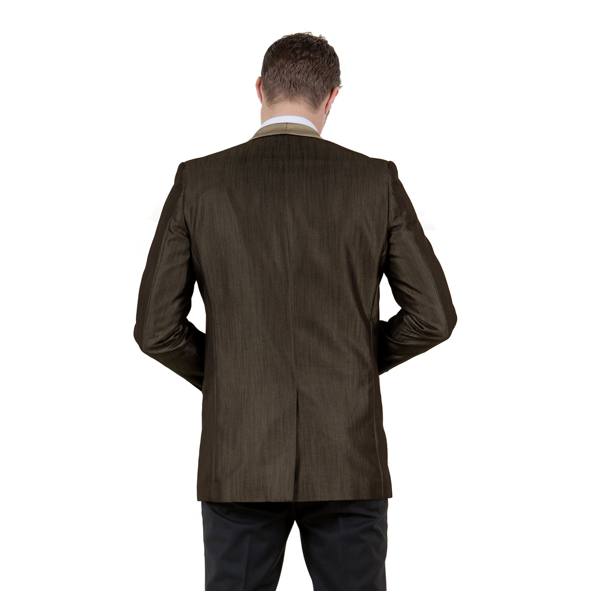 Men's Satin Textured Sport Coat Only - Bundle Bus
