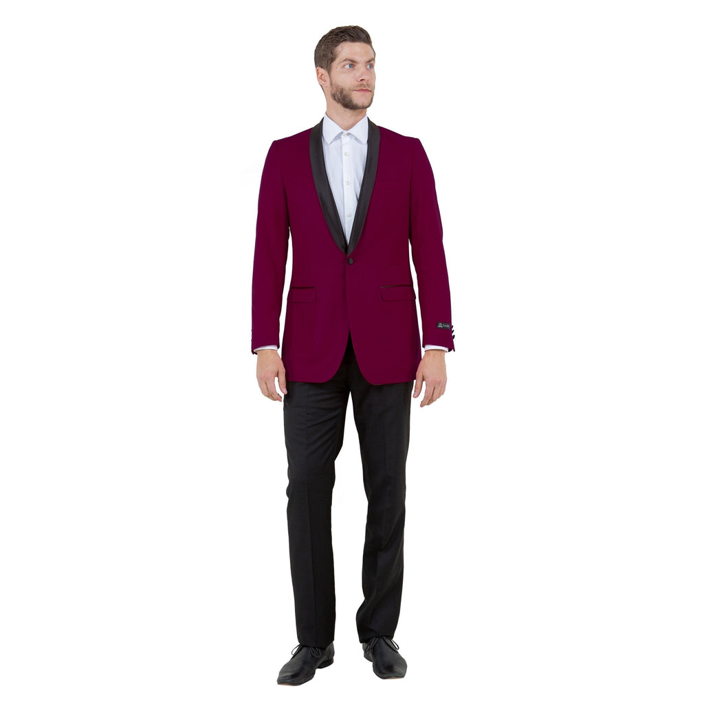 Men's Satin Textured Sport Coat Only - Bundle Bus