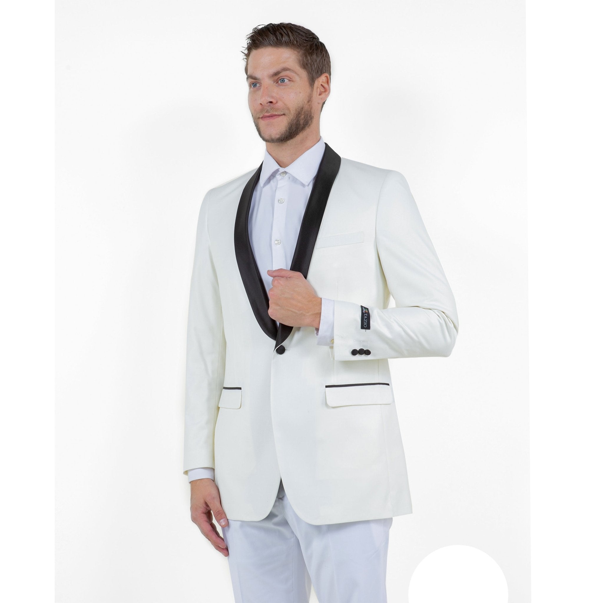 Men's Satin Textured Sport Coat Only - Bundle Bus