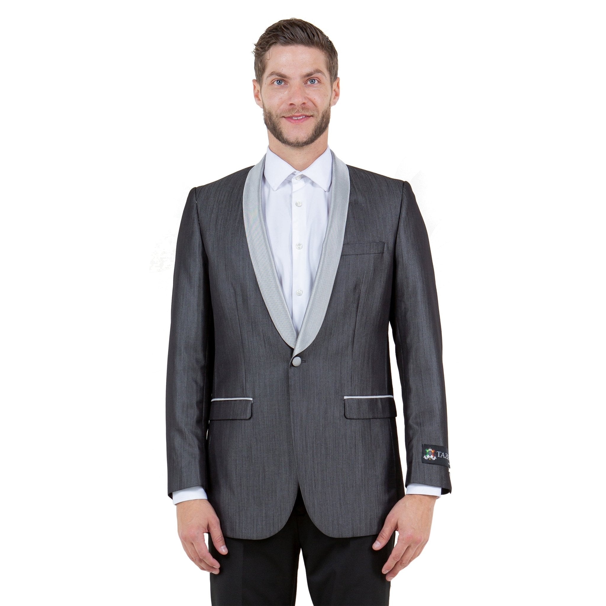 Men's Satin Textured Sport Coat Only - Bundle Bus