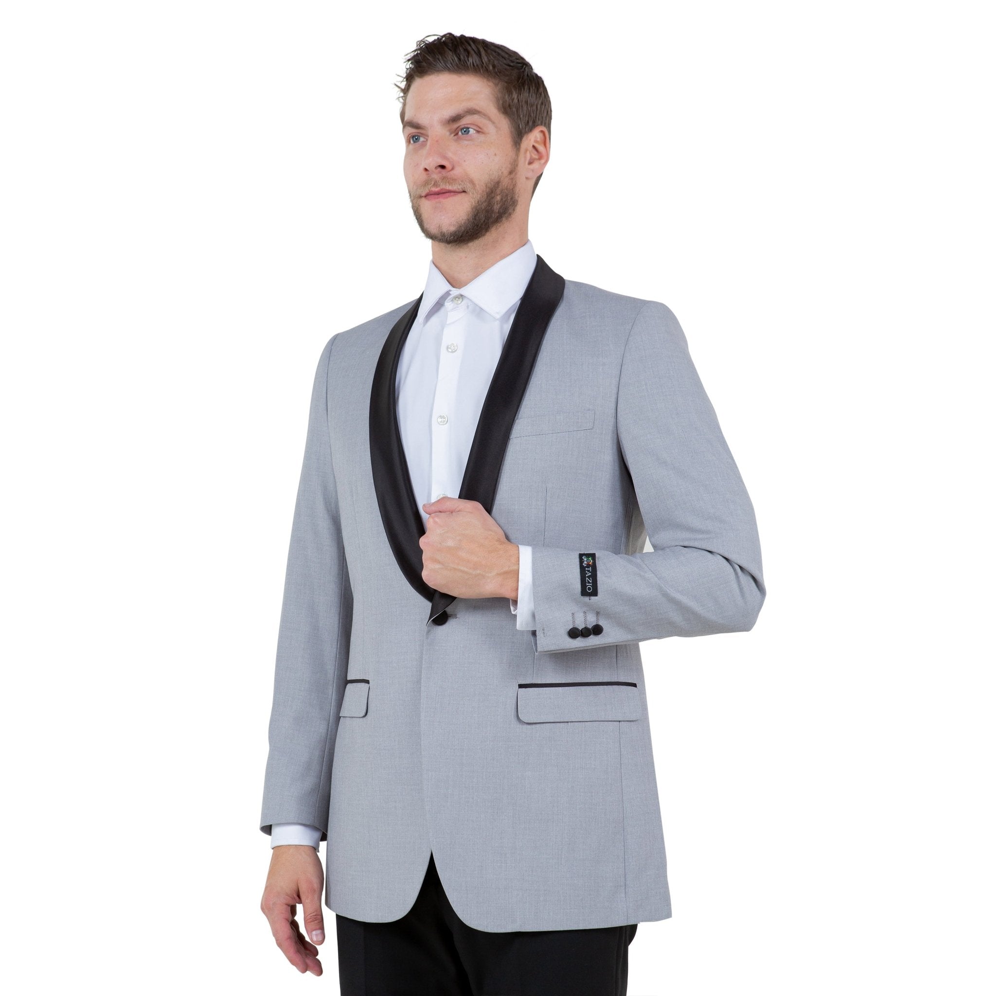 Men's Satin Textured Sport Coat Only - Bundle Bus