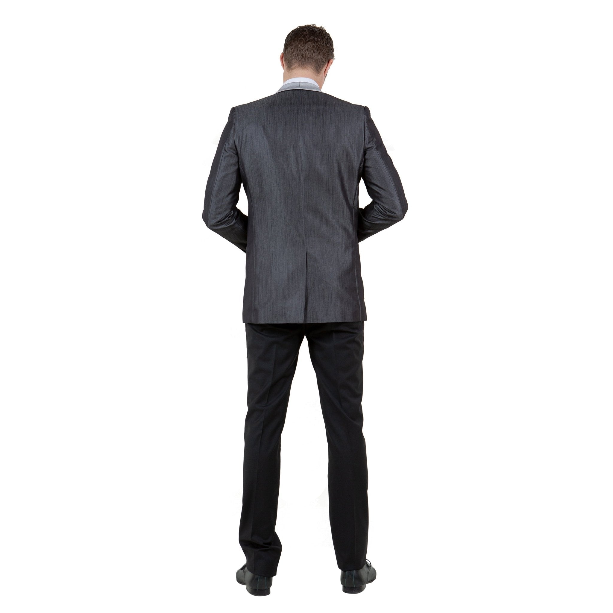 Men's Satin Textured Sport Coat Only - Bundle Bus