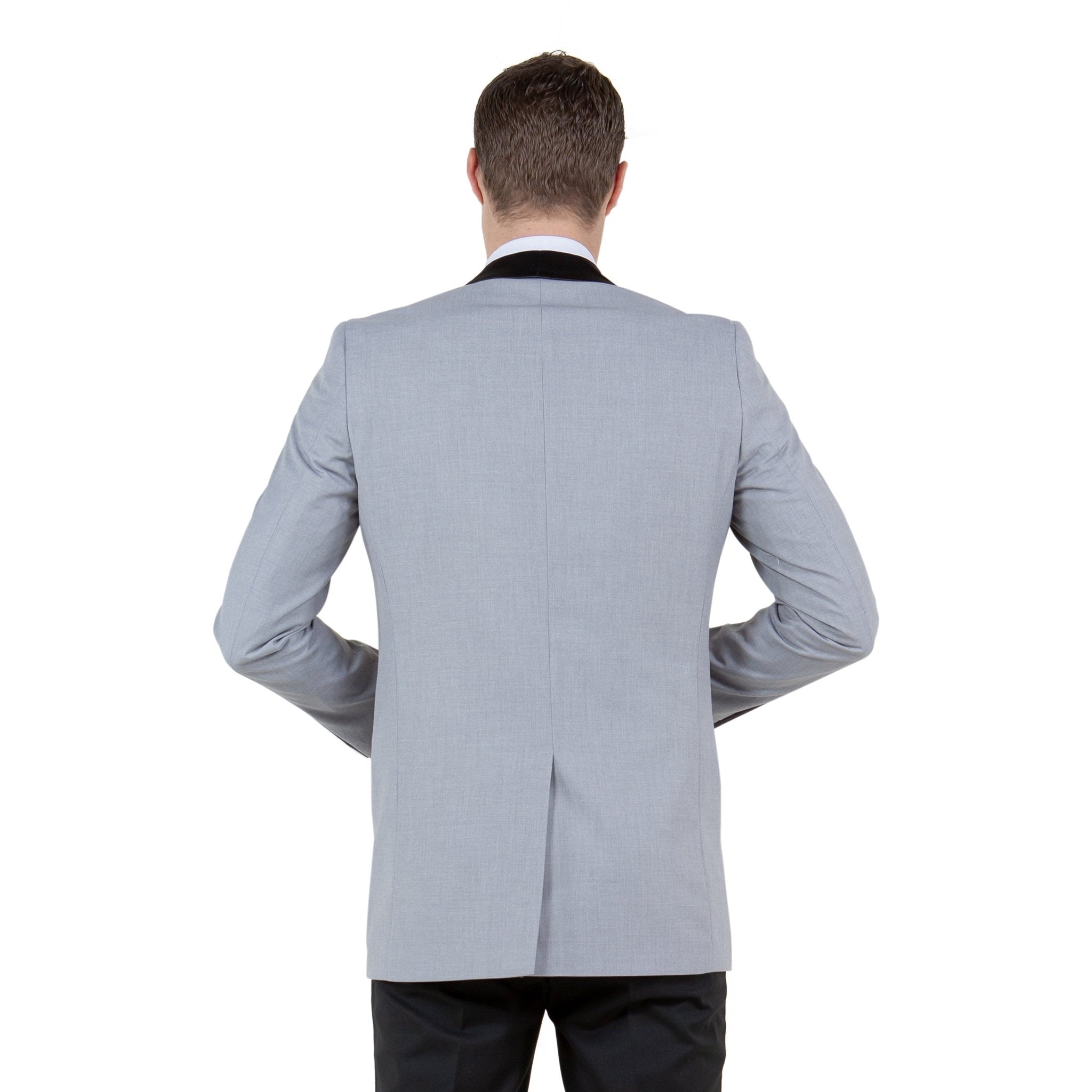 Men's Satin Textured Sport Coat Only - Bundle Bus