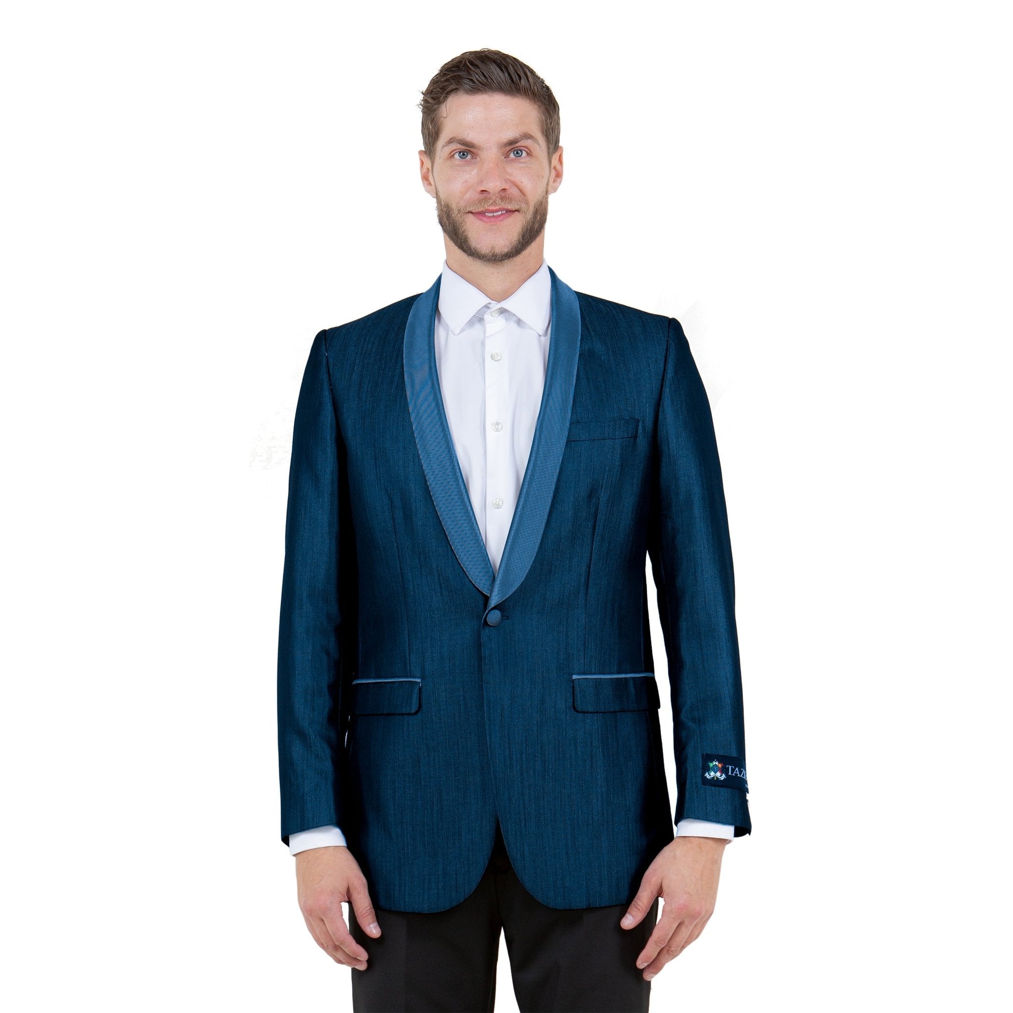 Men's Satin Textured Sport Coat Only - Bundle Bus