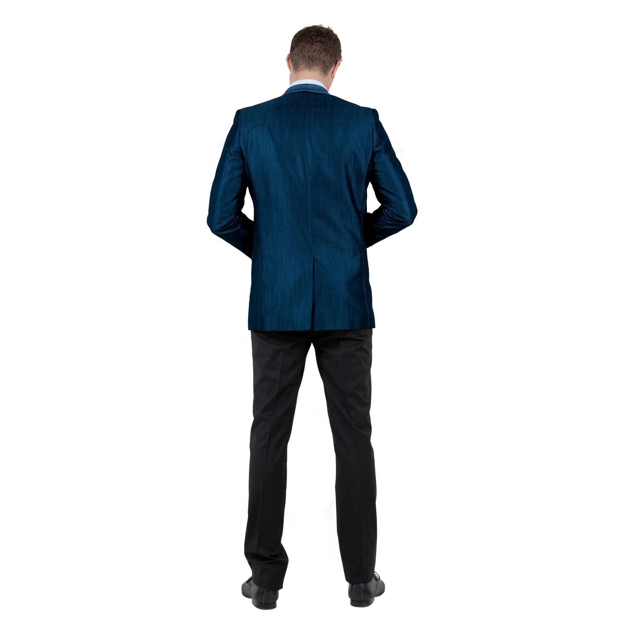 Men's Satin Textured Sport Coat Only - Bundle Bus