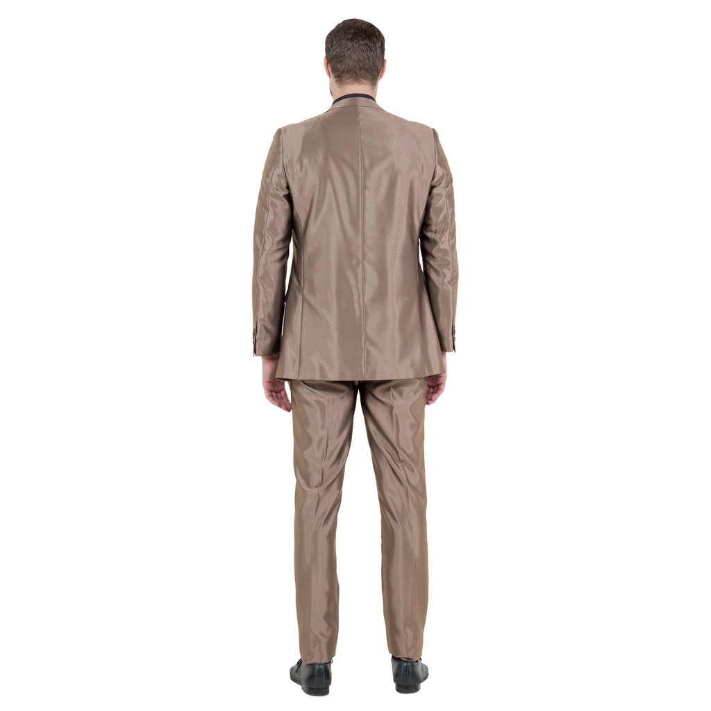 Men's Sharskin Slim - Fit 3 - Piece Suit - Bundle Bus