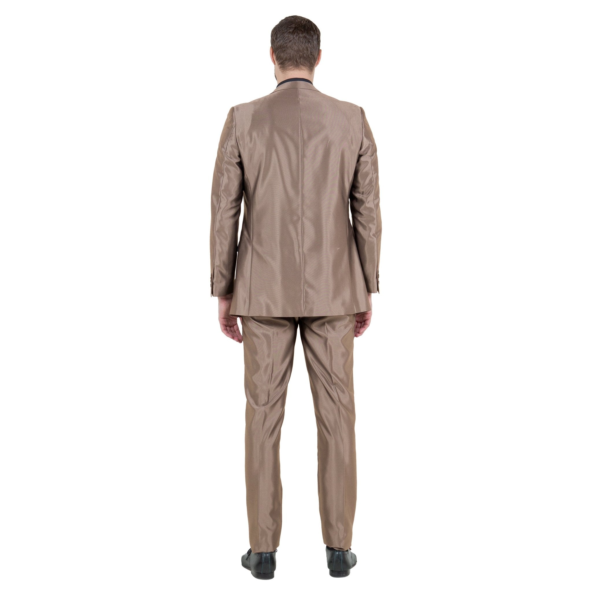 Men's Sharskin Slim - Fit 3 - Piece Suit - Bundle Bus