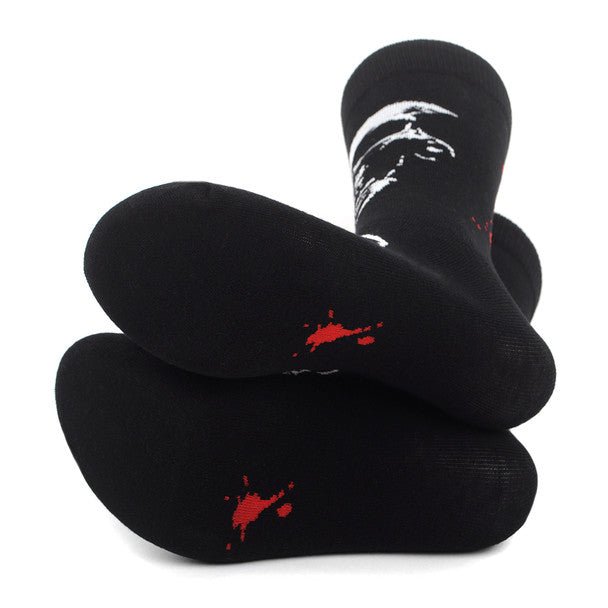 Men's Skull Novelty Socks - NVS19596-BK - Bundle Bus