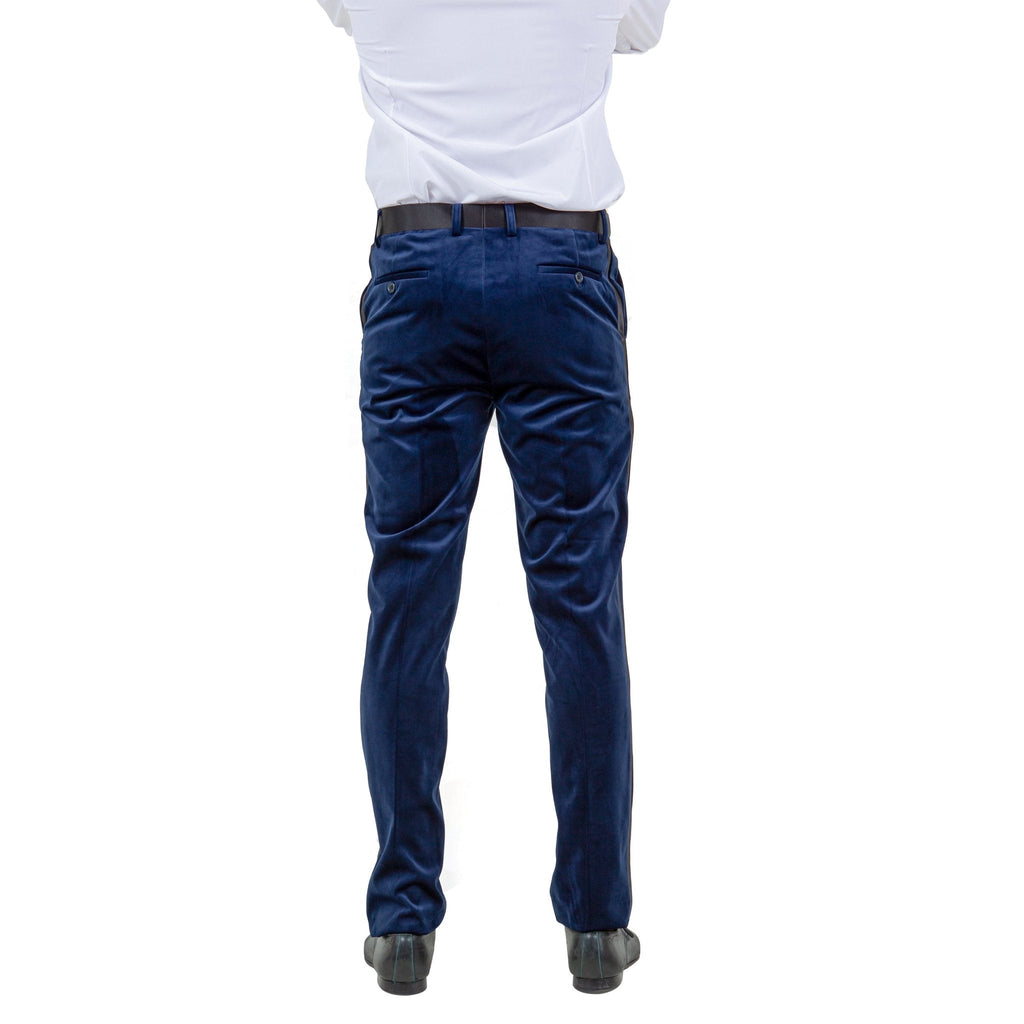 Men's Slim - fit Velvet Suits Separates, Pants - Bundle Bus