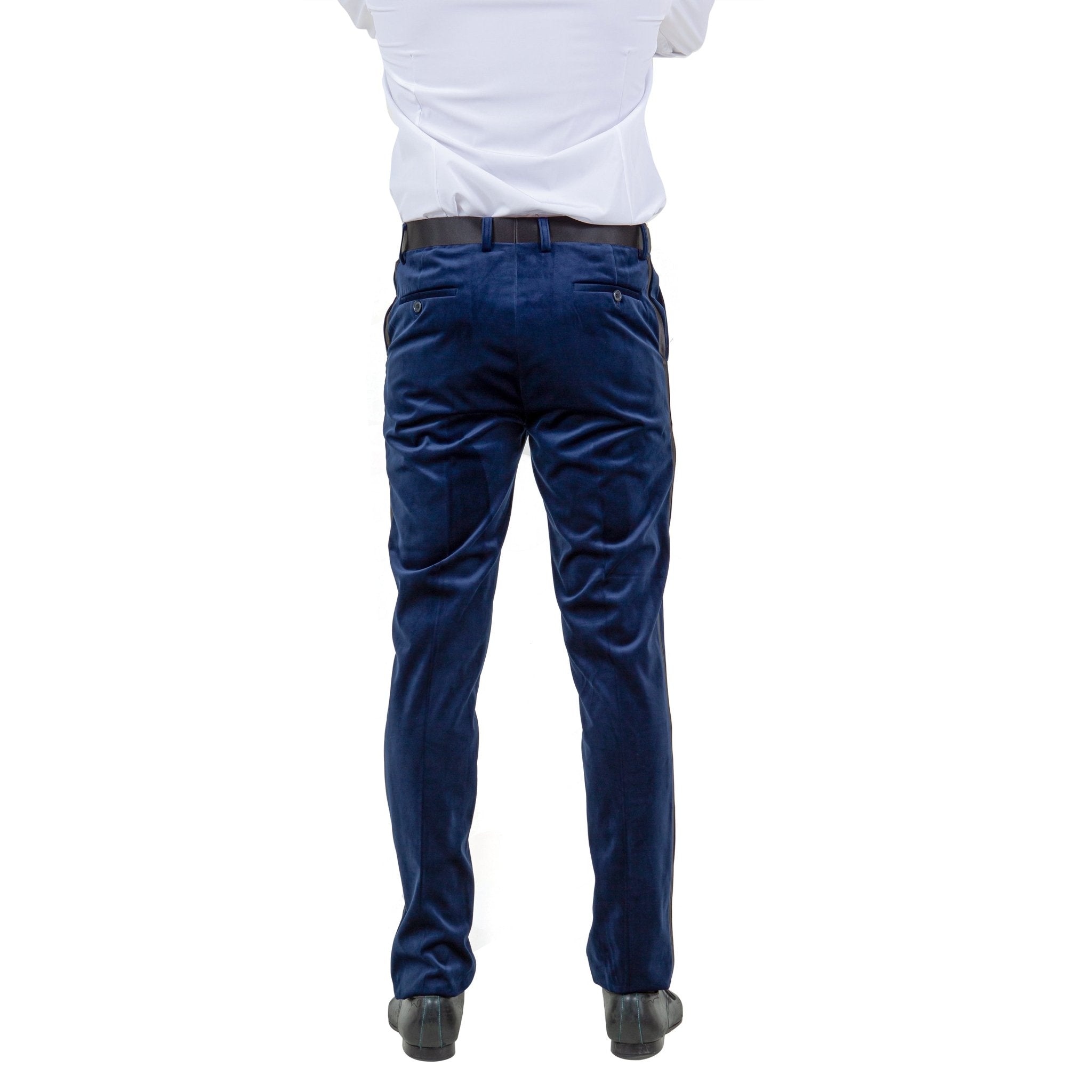 Men's Slim - fit Velvet Suits Separates, Pants - Bundle Bus