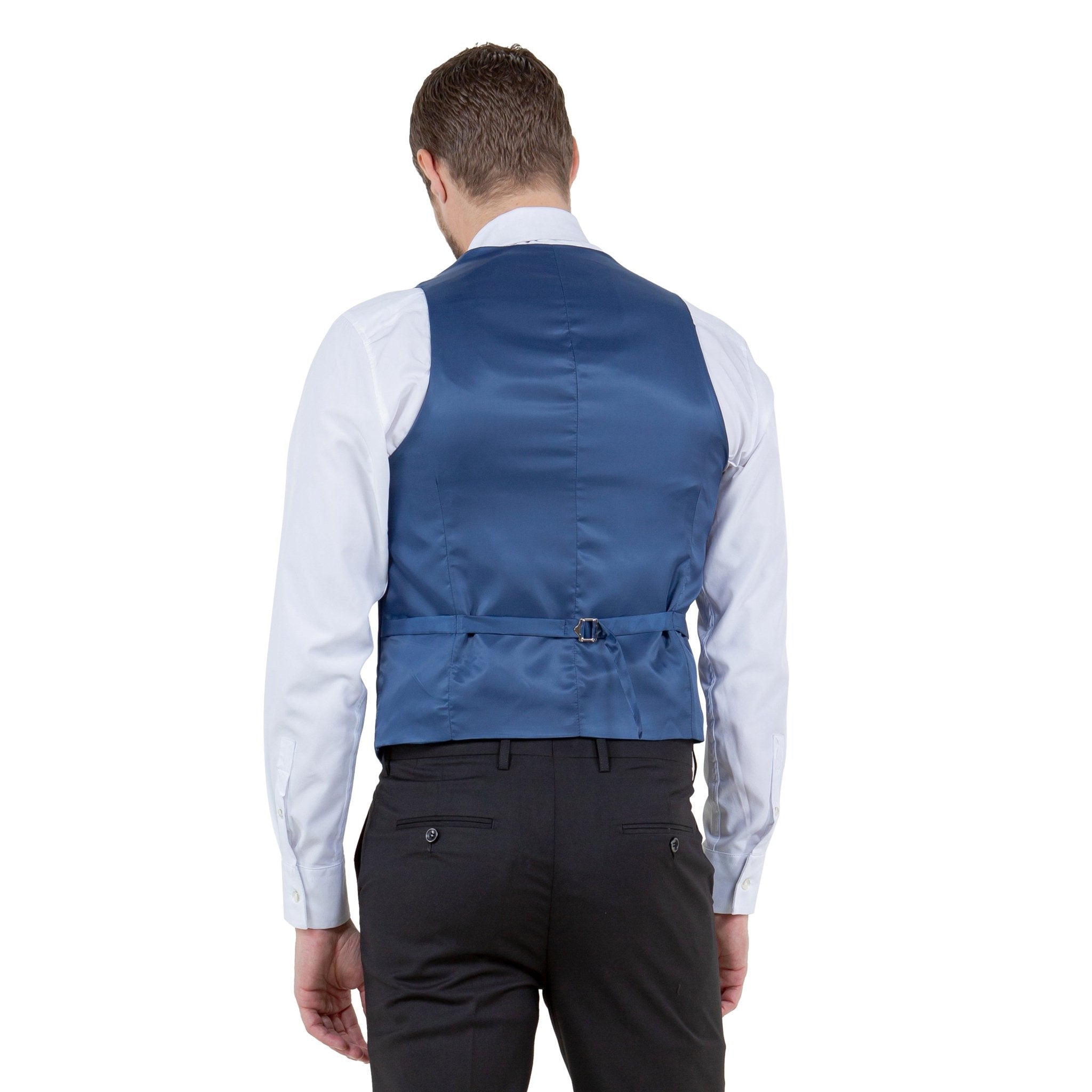 Men's Slim - fit Velvet Suits Separates, Vest And Bowtie - Bundle Bus