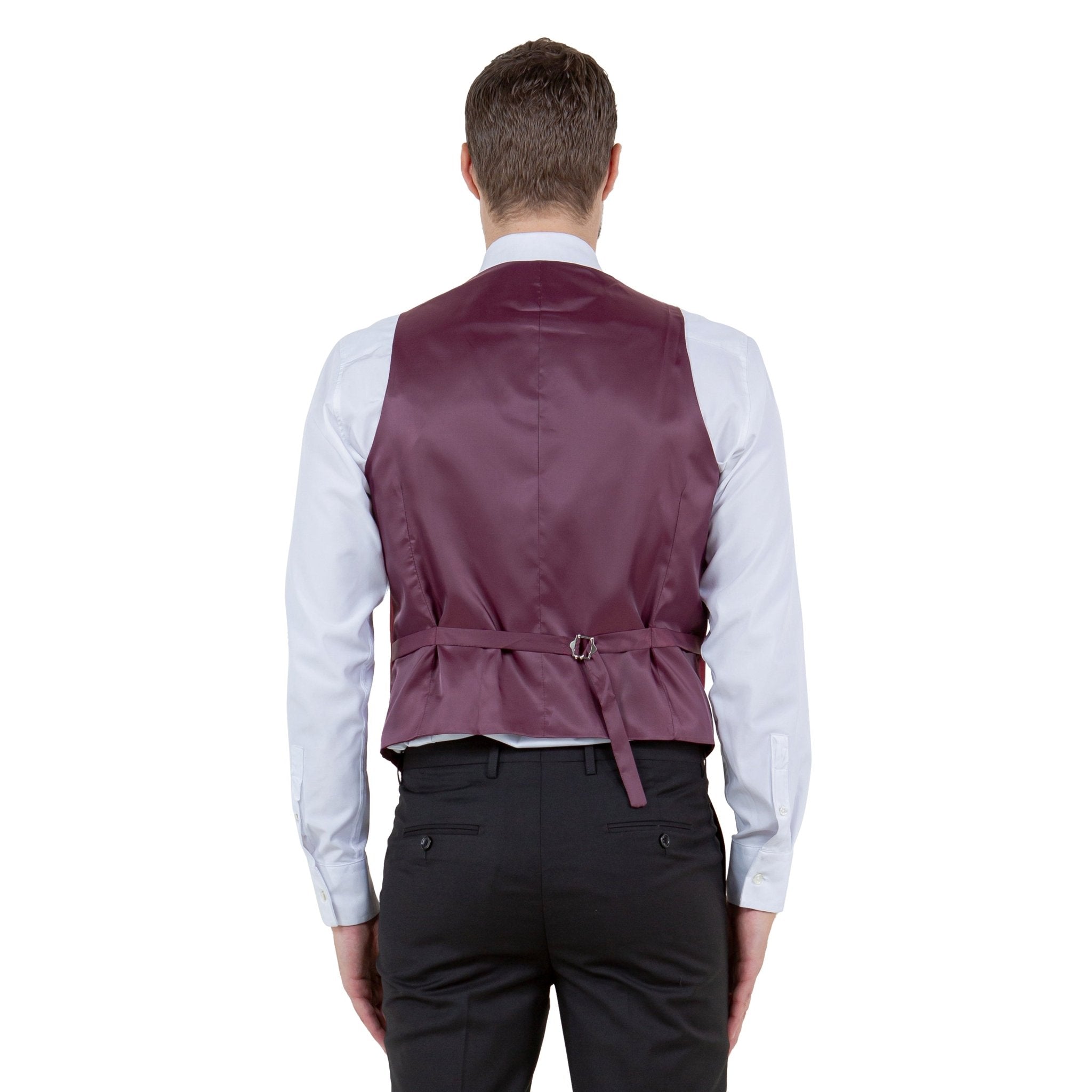 Men's Slim - fit Velvet Suits Separates, Vest And Bowtie - Bundle Bus