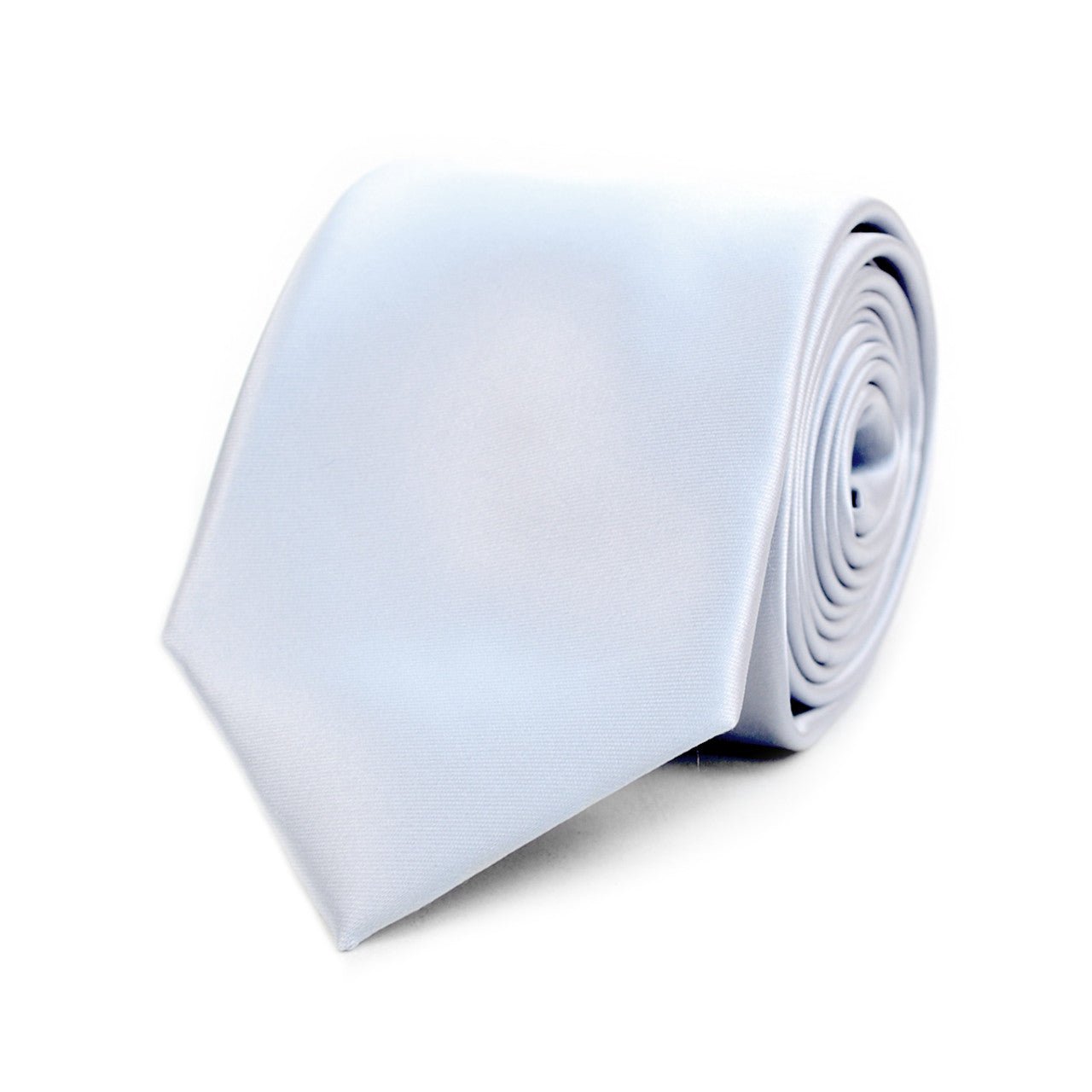 Men's Solid Color Premium Quality Formal Ties with Decorative Tipping - MPW7308 - Bundle Bus