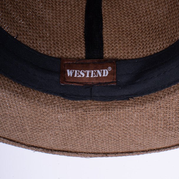 Men's S/S Flat Brim Black Banded Fashion Fedora hat-FSS17137 - Bundle Bus