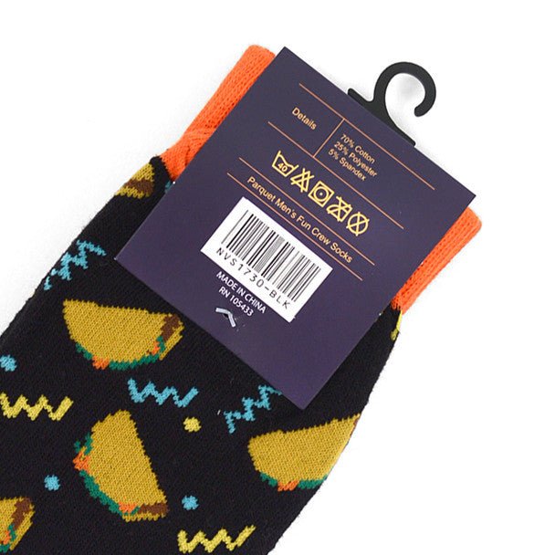 Men's Tacos Novelty Socks NVS1730 - Bundle Bus