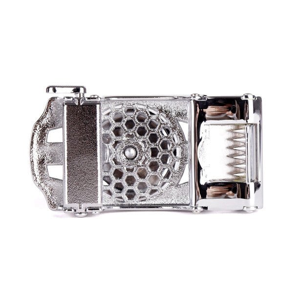 Men's Watch Rotating Ratchet Belt -MGLBB55-SIL - Bundle Bus