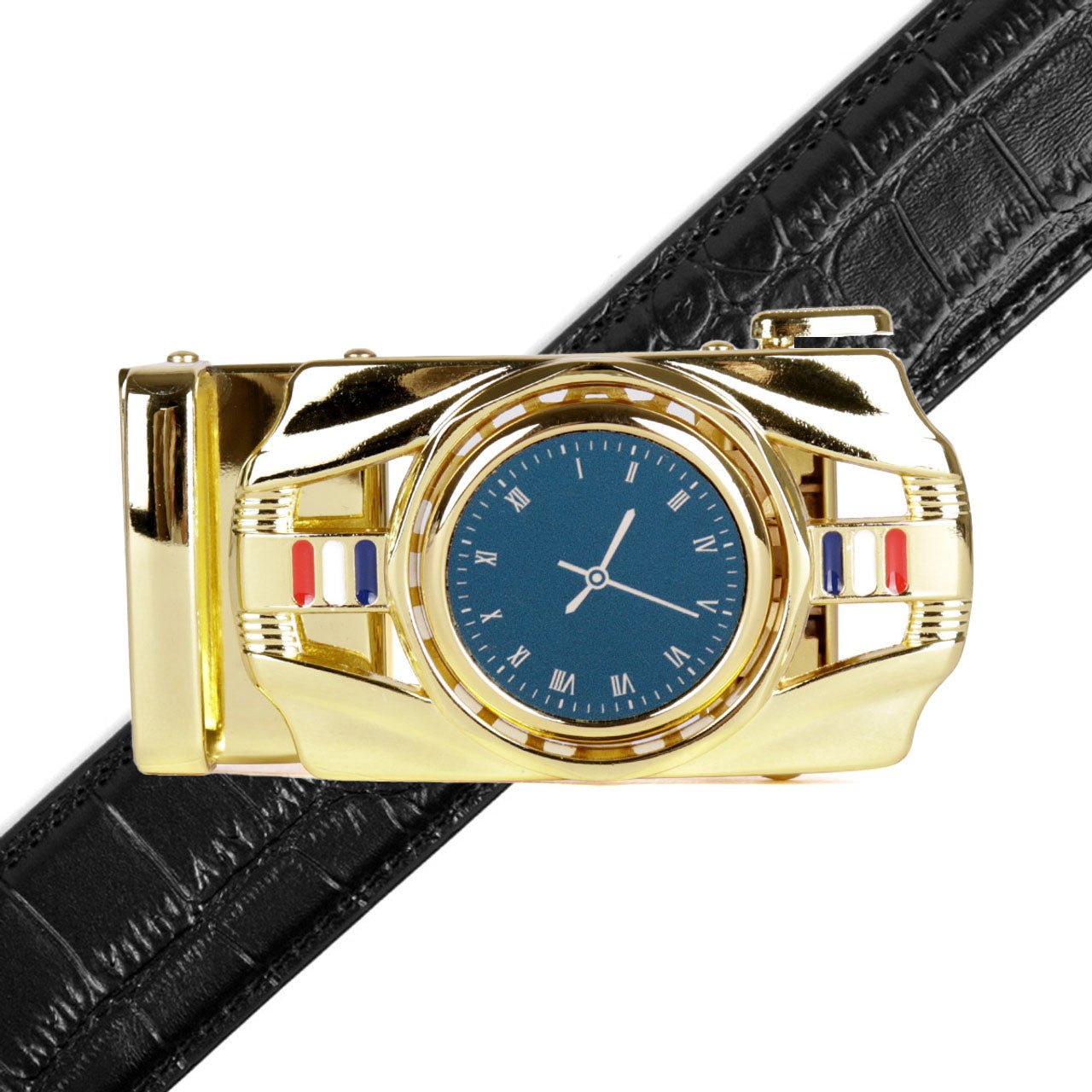 Men's Watch Rotating Ratchet Belt -MGLBB57-GD - Bundle Bus